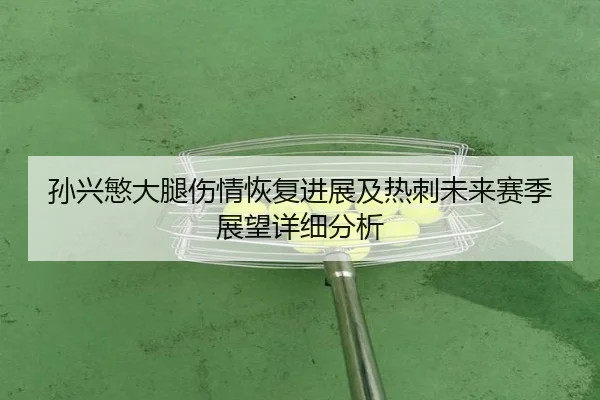 孙兴慜大腿伤情恢复进展及热刺未来赛季展望详细分析